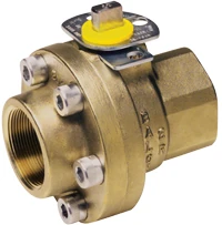 Series F Aluminum Bronze Threaded End Connection Floating Ball Valve